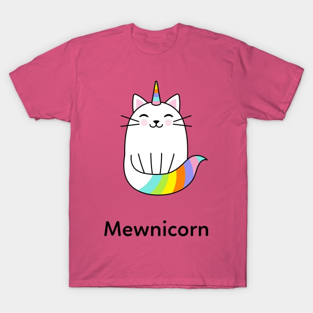 cat unicorn T-Shirt by Biddie Gander Designs